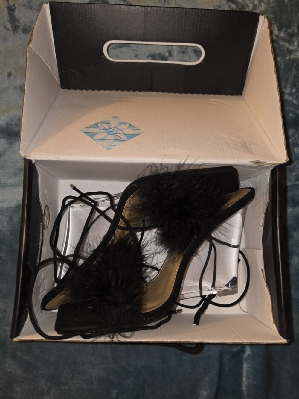 As If Square Toe Wedges - Black - Picture 4 of 8
